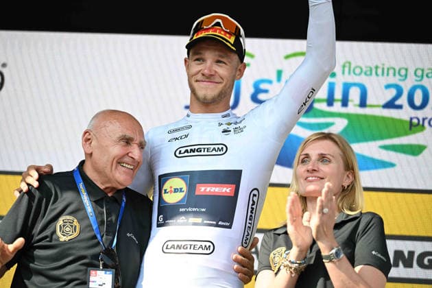 04-08-2026 Tour De Pologne; Tappa 02 Miedzyzdroje - Szczecin; 2026, Lidl - Trek; Milan, Jonathan; Lang, Czeslaw; Lang, Agata; Szczecin; 