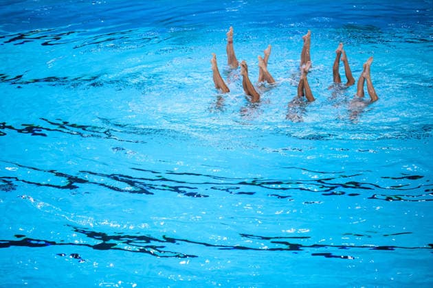 260804 Athletes of team Turkey compete in artistic swimming team technical final during day five of the 2026 European Aquatics Championships on August 4, 2026 in Saint-Denis. Photo: Joel Marklund BILDBYRAN kod JM JM0831 bbeng konstsim artistic swimming 2026 european aquatics championships em Türkiye *** August 4, 2026: Athletes from Team Turkey compete in the artistic swimming team technical final on the fifth day of the 2026 European Aquatics Championships, 2026 in Saint Denis. Photo by Joel Marklund. BILDBYRAN code JM JM0831 bbeng artistic swimming 2026 European Aquatics Championships EM Türkiye  Copyright: JOELxMARKLUND BB260804JM025