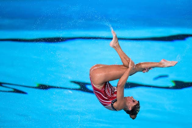 260804 An athlete of team Italy competes in artistic swimming team technical final during day five of the 2026 European Aquatics Championships on August 4, 2026 in Saint-Denis. Photo: Joel Marklund BILDBYRAN kod JM JM0831 bbeng konstsim artistic swimming 2026 european aquatics championships em *** August 4, 2026: An athlete from Team Italy competes in the artistic swimming team technical final on the fifth day of the 2026 European Aquatics Championships on August 4, 2026 in Saint Denis. Photo by Joel Marklund, BILDBYRAN. Code: JM JM0831 bbeng artistic swimming 2026 European Aquatics Championships EM  Copyright: JOELxMARKLUND BB260804JM031