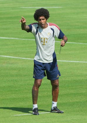 04.08.2026, FC Bayern Muenchen, Training, Saebenerstrasse Muenchen , Fussball, im Bild: Dante (FCBII) *** August 4, 2026, FC Bayern Munich, Practice, Säbenerstrasse, Munich, Soccer, Sports, Pictured: Dante FCBII