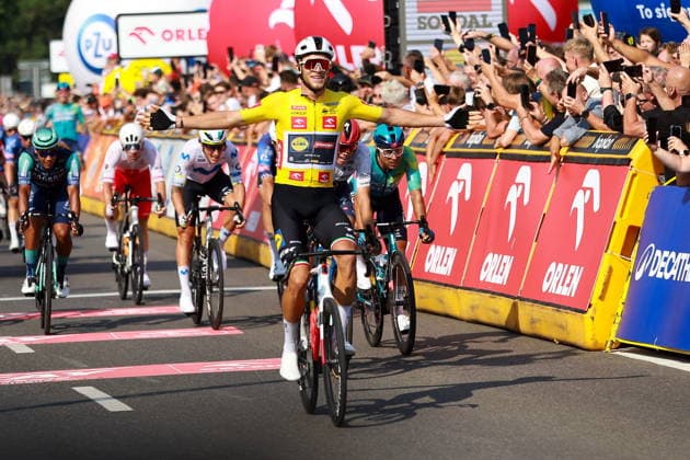 SZCZECIN, 04.08.2026 TOUR DE POLOGNE. II ETAP Z META W SZCZECINIE NZ JONATHAN MILAN ZWYCIEZCA ETAPU FOT. KRZYSZTOF CICHOMSKI NEWSPIX.PL --- newspix.pl 