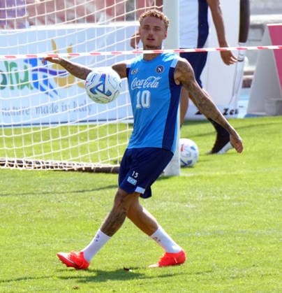 CASTEL DI SANGRO, ITALY, AUGUST 4: NOA LANG of SSC Napoli during the pre season training camp in Castel di Sangro, Italy. Copyright: xFOTOAGENZIAx