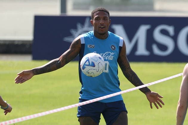 CASTEL DI SANGRO, ITALY, AUGUST 4: Folorunscho of SSC Napoli during the pre season training camp in Castel di Sangro, Italy. Copyright: xFOTOAGENZIAx