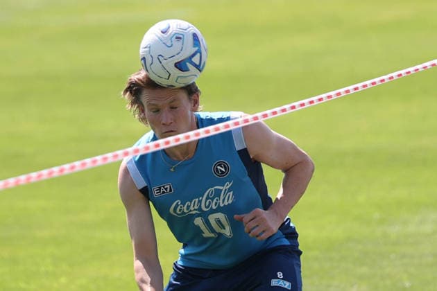 CASTEL DI SANGRO, ITALY, AUGUST 4: Scott McTominay of SSC Napoli during the pre season training camp in Castel di Sangro, Italy. Copyright: xFOTOAGENZIAx