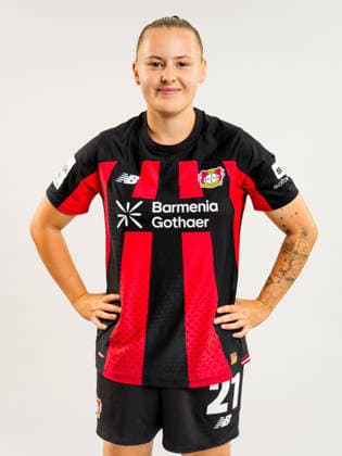 Vanessa Fudalla; Bayer 04 Leverkusen; 1.BL Frauen, Porträttermin 2026 2027, Vanessa Fudalla; Bayer 04 Leverkusen; 1.BL Women, portrait appointment 2026 2027, Leverkusen BayArena NRW Germany