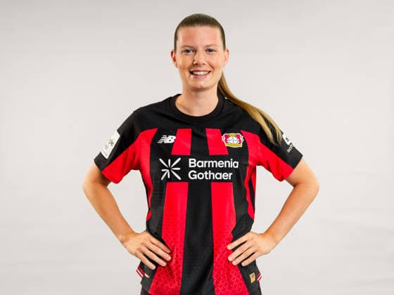 Claudia Wenger; Bayer 04 Leverkusen; 1.BL Frauen, Porträttermin 2026 2027, Claudia Wenger; Bayer 04 Leverkusen; 1.BL Women, portrait appointment 2026 2027, Leverkusen BayArena NRW Germany