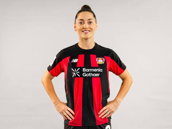 Lumbardha Misini; Bayer 04 Leverkusen; 1.BL Frauen, Porträttermin 2026 2027, Lumbardha Misini; Bayer 04 Leverkusen; 1.BL Women, portrait appointment 2026 2027, Leverkusen BayArena NRW Germany