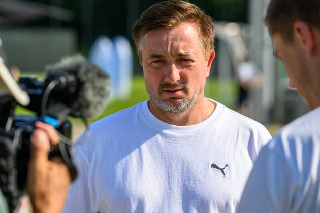 04.08.2026 - Fussball - 2. Bundesliga - Saison 2026 2027 - SpVgg Greuther Fürth Fuerth ( Kleeblatt ) - Training - - xwoxzix - Daniel Meyer ( Geschäftsführer SpVgg Greuther Fürth ) im Interview *** August 4, 2026 Soccer 2. Bundesliga 2026–2027 Season SpVgg Greuther Fürth (Füroth Kleeblatt) Training xwoxzix Interview with Daniel Meyer, Sporting Director of SpVgg Greuther Fürth