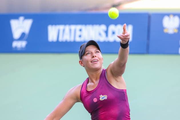 WARSZAWA 04.08.2026 TURNIEJ WTA, Tennis Damen 125 WARSAW T-MOBILE POLISH OPEN - DEBEL CWIERCFINAL --- TENNIS TOURNAMENT WTA 125 WARSAW T-MOBILE POLISH OPEN - DOUBLES QUARTERFINAL MATCH WERONIKA FALKOWSKA FOT. ANNA KLEPACZKO FOTOPYK NEWSPIX.PL --- newspix.pl 