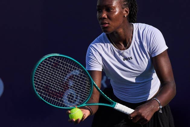 Warszawa 04.08.2026. Tennis. WTA, Tennis Damen 125 Warsaw T-Mobile Polish Open, day 3, Warsaw, Poland --- Tenis. Turniej WTA 125 Warsaw T-Mobile Polish Open, dzien 3, Warszawa Persons shown : Noma Noha Akugue (GER) Fot. Dominika Chmura Arena Akcji NEWSPIX.PL --- newspix.pl 
