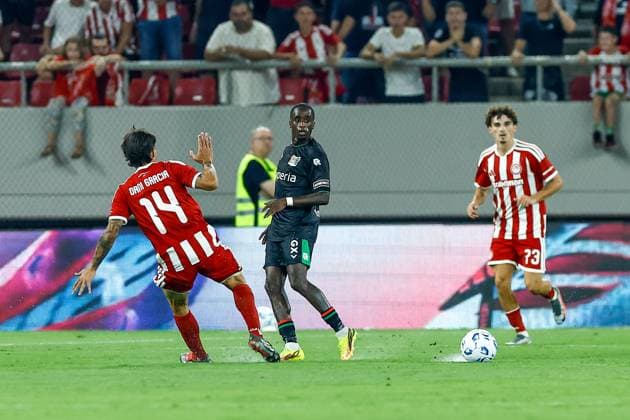 Athens , 04-08-2026 , Stadio Georgios Karaiskakis , third qualifying round of the Champions League , season 2026 2027 , Olympiakos - NEC , picture shows NEC player Jamiro Montero Olympiakos - NEC  x205451815x Copyright: