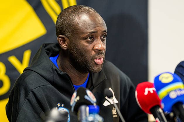260804 Coach Yaya Toure of Slovan Bratislava at the pressconference after the Champions League football qualifying match between Mjällby and Slovan Bratislava on August 4, 2026 in Hällevik. Photo: Christoffer Borg Mattisson BILDBYRAN COP 261 CB0545 fotboll football soccer fotball uefa champions league champions league mjällby slovan bratislava bbeng *** August 4, 2026: Coach Yaya Touré of Slovan Bratislava at the press conference following the Champions League qualifying match between Mjällby and Slovan Bratislava on August 4, 2026 in Hällevik. Photo by Christoffer Borg Mattisson, BILDBYRAN COP 261 CB0545 soccer football UEFA Champions League Mjällby Slovan Bratislava bbeng  Copyright: CHRISTOFFERxBORGxMATTISSON BB260804CB142