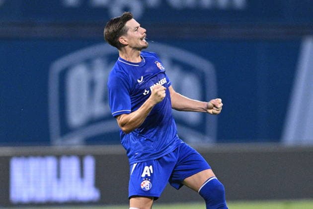Zagreb, 040826. Maksimir Stadium. Football match of the third round of UEFA Champions League qualification, GNK Dinamo - FK Kauno Zalgiris. In the photo: Miha Zajc. Photo: Damir Krajac CROPIX Copyright: xxDamirxKrajacx dk_dinamo_kauno50-040826