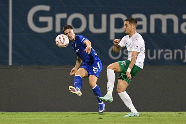 Zagreb, 040826. Maksimir Stadium. Football match of the third round of UEFA Champions League qualification, GNK Dinamo - FK Kauno Zalgiris. In the photo: Mateo Lisica. Photo: Damir Krajac CROPIX Copyright: xxDamirxKrajacx dk_dinamo_kauno59-040826