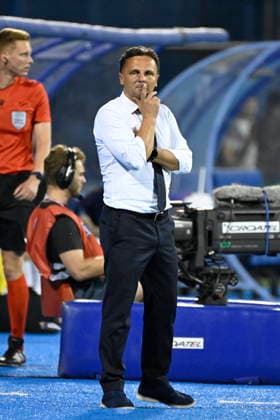 Croatia, Zagreb, 040826. Maksimir Stadium. Football match of the third round of UEFA Champions League qualification, GNK Dinamo - FK Kauno Zalgiris. In the photo: Mario Kovacevic. Photo: Goran Mehkek CROPIX Zagreb Croatia Copyright: xxGoranxMehkekx gm_dinamo_kauno42-040826