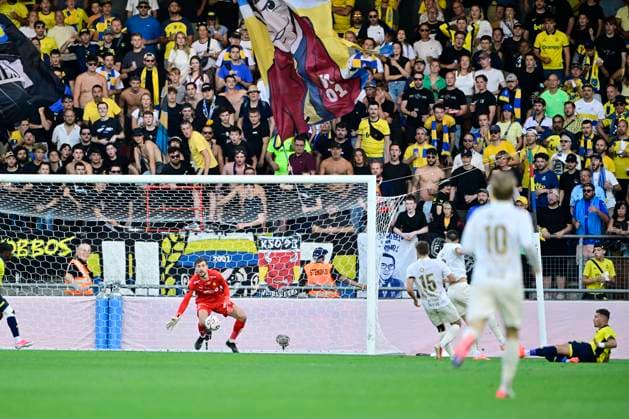 Royale Union Saint-Gilloise v Bodo Glimt - UEFA Champions League OOSTENDE, BELGIUM - AUGUST 04 : Florucz Raul Alexander forward of Royale Union Saint-Gilloise celebrates after scoring a second goal during the UEFA Champions League 2026 27 third qualifying round first leg between Royale Union Saint-Gilloise and Bodo Glimt on August 4, 2026 in Oostende, Belgium, 04 08 2026 Oostende Belgium  Copyright: xJanxDexMeuleneirx