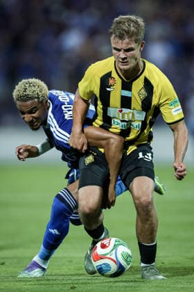 Football - UEFA Champions League - Third qualifying round - PFC Levski - FC Kairat Almaty - 04.08.2026 Armstrong Oko-Flex and Jaakko Oksanen Copyright: xYulianxTodorovx