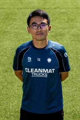 ARNHEM , 04-08-2026 , Nationaal Sportcentrum Papendal , season 2026 2027 , Dutch Keuken Kampioen Divisie football , Photocall , picture shows Vitesse video analyst Yuhao Zhang Photocall Vitesse  x205453865x Copyright: