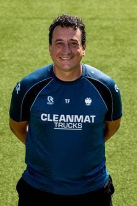 ARNHEM , 04-08-2026 , Nationaal Sportcentrum Papendal , season 2026 2027 , Dutch Keuken Kampioen Divisie football , Photocall , picture shows Vitesse assistant coach Timm Fahrion Photocall Vitesse  x205453867x Copyright:
