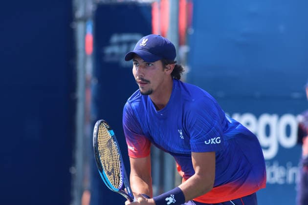 ATP, Tennis Herren Masters 1000 National Bank Open Montreal 2026 - Round of 64 - Day 4 Alexei Popyrin of Australia looks on during the Men™s Singles round of 64 match against Roman Andres Burruchaga of Argentina on day 4 of the ATP Masters1000 National Bank Open at IGA Stadium. on August 4, 2026, in Montreal, Canada. (Photo by Horacio Zamora Eyepix Group) Copyright: xHoracioxZamorax xEyepixxGroupx HZ_04082026_193810
