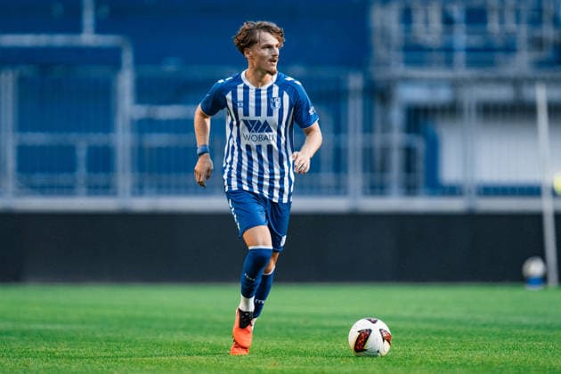 Deutschland: Regionalliga Nordost 2026 2027, 3. Spieltag - 1. FC Magdeburg II vs FSV 63 Luckenwalde - AVNET ARENA (Magdeburg): Nick Meier (1. FC Magdeburg II, 20) am Ball *** Germany Regional League Northeast 2026–2027, Matchday 3: 1 FC Magdeburg II vs. FSV 63 Luckenwalde, AVNET ARENA, Magdeburg, Nick Meier, 1 FC Magdeburg II, 20 on the ball Copyright: xTomxLauruschkatx