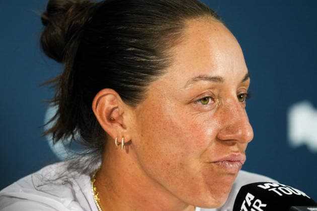National Bank Open 2026 - Day 4 TORONTO, CANADA - AUGUST 4 : Jessica Pegula of the United States attends a press conference, PK, Pressekonferenz during the WTA, Tennis Damen 1000 National Bank Open in Toronto, Ontario, Canada on August 4, 2026. Mert Alper Dervis Anadolu Ontario Canada. Editorial use only. Please get in touch for any other usage.  Copyright: x2026xAnadoluxMertxAlperxDervisx