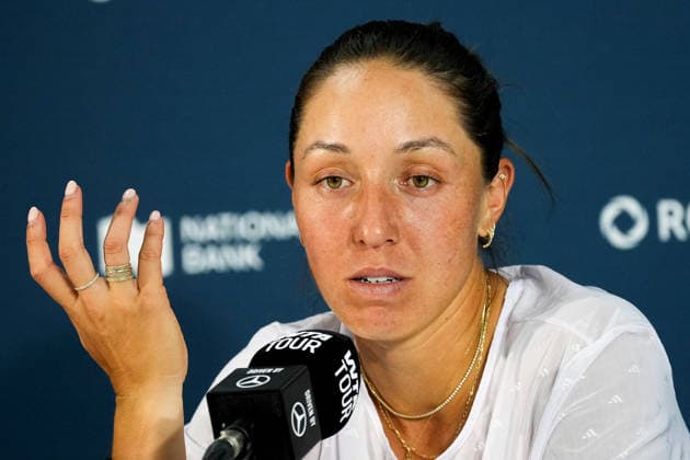 National Bank Open 2026 - Day 4 TORONTO, CANADA - AUGUST 4 : Jessica Pegula of the United States attends a press conference, PK, Pressekonferenz during the WTA, Tennis Damen 1000 National Bank Open in Toronto, Ontario, Canada on August 4, 2026. Mert Alper Dervis Anadolu Ontario Canada. Editorial use only. Please get in touch for any other usage.  Copyright: x2026xAnadoluxMertxAlperxDervisx