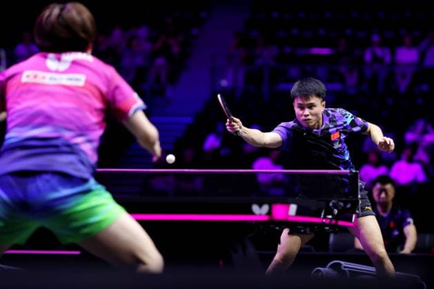 Zhou Qihao (CHN), AUGUST 4, 2026 - Table tennis, Tischtennis : WTT Champions Yokohama 2026 Men s singles round of 32 at Yokohama BUNTAI, Kanagawa, Japan. Noxthirdxpartyxsales  aflo_340073556 NaokixNishimurax