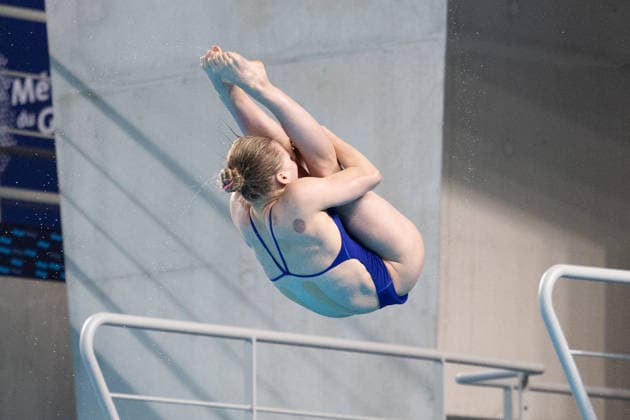 Women 3m springboard diving final European Aquatics Championships - Saint-Denis Ukraine s diver Kseniia Bochek competes in the women’s 3m springboard diving final event during the LEN European Aquatics Championships, at the Olympic Aquatics Centre in Saint-Denis, northeastern suburbs of Paris, on August 4, 2026. Photo by Raphael Lafargue ABACAPRESS.COM Saint-Denis France  Copyright: xLafarguexRaphael ABACAx