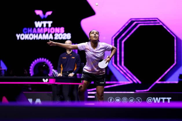 Prithika Pavade (FRA), AUGUST 4, 2026 - Table tennis, Tischtennis : WTT Champions Yokohama 2026 Women s singles round of 32 at Yokohama BUNTAI, Kanagawa, Japan. Noxthirdxpartyxsales  aflo_340073599 NaokixNishimurax
