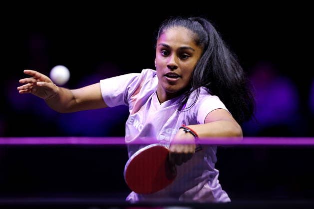 Prithika Pavade (FRA), AUGUST 4, 2026 - Table tennis, Tischtennis : WTT Champions Yokohama 2026 Women s singles round of 32 at Yokohama BUNTAI, Kanagawa, Japan. Noxthirdxpartyxsales  aflo_340073642 NaokixNishimurax