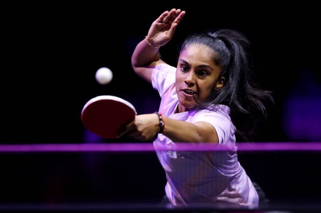 Prithika Pavade (FRA), AUGUST 4, 2026 - Table tennis, Tischtennis : WTT Champions Yokohama 2026 Women s singles round of 32 at Yokohama BUNTAI, Kanagawa, Japan. Noxthirdxpartyxsales  aflo_340073644 NaokixNishimurax