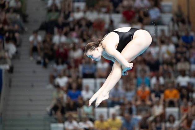 Women 3m springboard diving final European Aquatics Championships - Saint-Denis Britain s diver Yasmin Harper competes in the women’s 3m springboard diving final event during the LEN European Aquatics Championships, at the Olympic Aquatics Centre in Saint-Denis, northeastern suburbs of Paris, on August 4, 2026. Photo by Raphael Lafargue ABACAPRESS.COM Saint-Denis France  Copyright: xLafarguexRaphael ABACAx