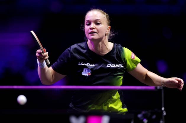 Margaryta Pesotska (UKR), AUGUST 4, 2026 - Table tennis, Tischtennis : WTT Champions Yokohama 2026 Women s singles round of 32 at Yokohama BUNTAI, Kanagawa, Japan. Noxthirdxpartyxsales  aflo_340102447 NaokixNishimurax