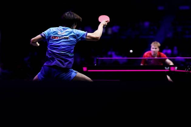 (L-R) Shunsuke Togami (JPN), Benedikt Duda (GER), AUGUST 4, 2026 - Table tennis, Tischtennis : WTT Champions Yokohama 2026 Men s singles round of 32 at Yokohama BUNTAI, Kanagawa, Japan. Noxthirdxpartyxsales  aflo_340095716 NaokixNishimurax