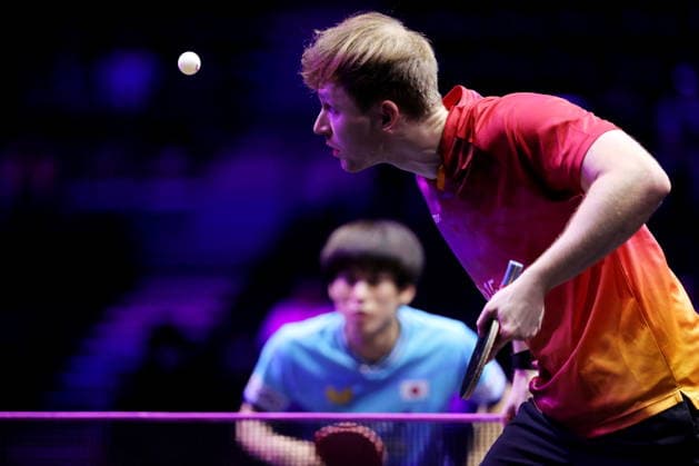 (L-R) Shunsuke Togami (JPN), Benedikt Duda (GER), AUGUST 4, 2026 - Table tennis, Tischtennis : WTT Champions Yokohama 2026 Men s singles round of 32 at Yokohama BUNTAI, Kanagawa, Japan. Noxthirdxpartyxsales  aflo_340095688 NaokixNishimurax