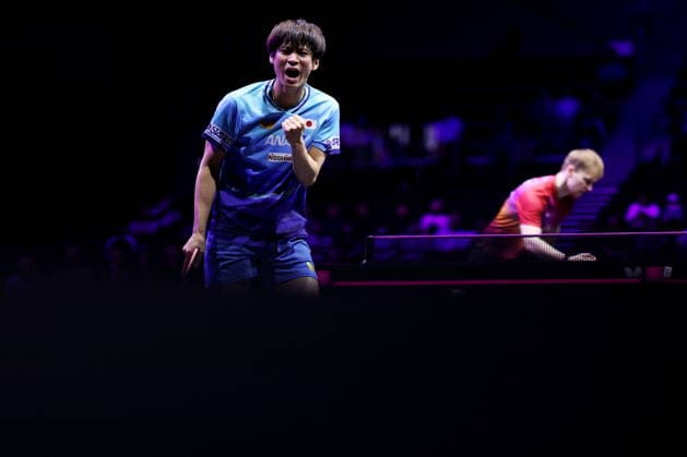 (L-R) Shunsuke Togami (JPN), Benedikt Duda (GER), AUGUST 4, 2026 - Table tennis, Tischtennis : WTT Champions Yokohama 2026 Men s singles round of 32 at Yokohama BUNTAI, Kanagawa, Japan. Noxthirdxpartyxsales  aflo_340095738 NaokixNishimurax