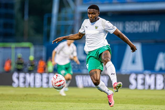 GNK Dinamo vs FK Kauno Žalgiris, UEFA Champions League third qualifying round, first leg, Stadion Maksimir, August 4, Zagreb, Croatia. Renan Oliveira controls the ball during the UEFA Champions League third qualifying round first leg match between GNK Dinamo and FK Kauno Žalgiris at Stadion Maksimir in Zagreb, Croatia. Zagreb Zagreb Croatia