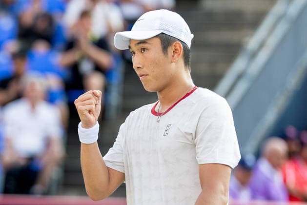 August 4, 2026, Montreal, Quebec, Canada: JUNCHENG SHANG from China reaction in match against Andrey Rublev (10) in second round at Canadian Open at IGA stadium in Montreal, Quebec, Canada on 2026-08-04 Montreal Canada - ZUMAl189 20260804_zsp_l189_137 Copyright: xYannickxLegarex