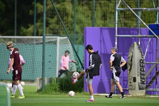 PAOK v RSC Anderlecht - UEFA Europa League - media activities 05 08 2026 ANDERLECHT, BELGIUM - AUGUST 05 : during a training session ahead of the UEFA Europa League third qualifying round1st leg match between PAOK and RSC Anderlecht on August 5, 2026 in Anderlecht, Belgium, 05 08 2026 Anderlecht Belgium  Copyright: xJanxDexMeuleneirx
