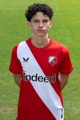 UTRECHT , 04-08-2026 , Sportcomplex Zoudenbalch , season 2026 2027 , season 2026 2027 , Dutch Keukenkampioen divisie , football , photocall Jong FC Utrecht , picture shows Kenji Goes photocall Jong Utrecht  x205461594x Copyright: