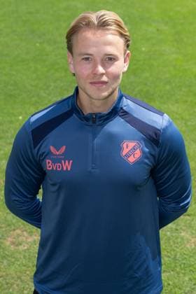 UTRECHT , 04-08-2026 , Sportcomplex Zoudenbalch , season 2026 2027 , season 2026 2027 , Dutch Keukenkampioen divisie , football , photocall Jong FC Utrecht , picture shows Bjorn van den Wildenberg photocall Jong Utrecht  x205461599x Copyright: