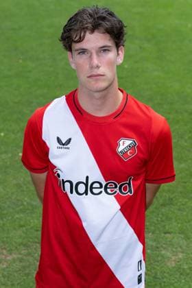 UTRECHT , 04-08-2026 , Sportcomplex Zoudenbalch , season 2026 2027 , season 2026 2027 , Dutch Keukenkampioen divisie , football , photocall Jong FC Utrecht , picture shows Nick de Vos photocall Jong Utrecht  x205461603x Copyright: