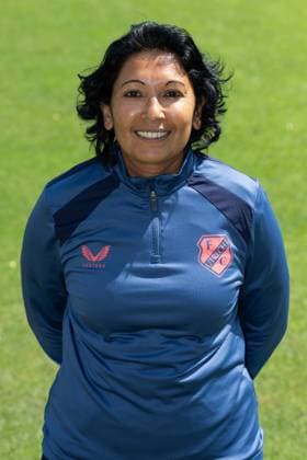UTRECHT , 04-08-2026 , Sportcomplex Zoudenbalch , season 2026 2027 , season 2026 2027 , Dutch Keukenkampioen divisie , football , photocall Jong FC Utrecht , picture shows Sharmila Basdew photocall Jong Utrecht  x205461609x Copyright: