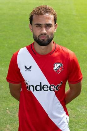 UTRECHT , 04-08-2026 , Sportcomplex Zoudenbalch , season 2026 2027 , season 2026 2027 , Dutch Keukenkampioen divisie , football , photocall Jong FC Utrecht , picture shows Noa Dundas photocall Jong Utrecht  x205461612x Copyright: