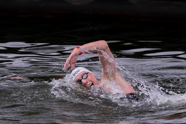 France, Paris, Centre Aquatique Olympique Metropole du Grand Paris, 05.08.2026, European Aquatics Championships Artistic Swimming, Day 6, 5km Open Water, Florian Wellbrock of Germany, Photo by Eibner Pressefoto Tino Henschel European Aquatics Championships Artistic Swimming, Day 6, 5km Open Water Paris *** France, Paris, Centre Aquatique Olympique Metropole du Grand Paris, August 5, 2026, European Aquatics Championships – Artistic Swimming, Day 6, 5 km Open Water, Florian Wellbrock of Germany, Photo by Eibner Pressefoto Tino Henschel, European Aquatics Championships – Artistic Swimming, Day 6, 5 km Open Water, Paris Copyright: xEibnerxPressefotox