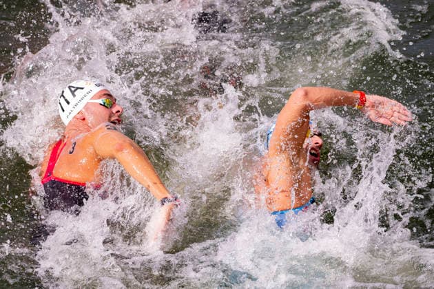 France, Paris, Centre Aquatique Olympique Metropole du Grand Paris, 05.08.2026, European Aquatics Championships Artistic Swimming, Day 6, 5km Open Water, Gregorio Paltrinieri of Italy, Photo by Eibner Pressefoto Tino Henschel European Aquatics Championships Artistic Swimming, Day 6, 5km Open Water Paris *** France, Paris, Centre Aquatique Olympique Metropole du Grand Paris, August 5, 2026, European Aquatics Championships – Artistic Swimming, Day 6, 5 km Open Water, Gregorio Paltrinieri of Italy, Photo by Eibner Pressefoto Tino Henschel European Aquatics Championships Artistic Swimming, Day 6, 5 km Open Water, Paris Copyright: xEibnerxPressefotox