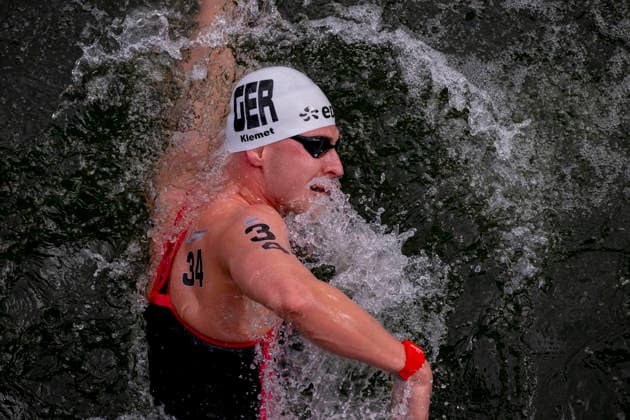 France, Paris, Centre Aquatique Olympique Metropole du Grand Paris, 05.08.2026, European Aquatics Championships Artistic Swimming, Day 6, 5km Open Water, Oliver Klemet of Germany, Photo by Eibner Pressefoto Tino Henschel European Aquatics Championships Artistic Swimming, Day 6, 5km Open Water Paris *** France, Paris, Centre Aquatique Olympique Metropole du Grand Paris, August 5, 2026, European Aquatics Championships – Artistic Swimming, Day 6, 5 km Open Water, Oliver Klemet of Germany, Photo by Eibner Pressefoto Tino Henschel, European Aquatics Championships – Artistic Swimming, Day 6, 5 km Open Water, Paris Copyright: xEibnerxPressefotox