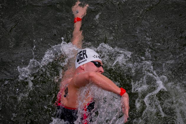 France, Paris, Centre Aquatique Olympique Metropole du Grand Paris, 05.08.2026, European Aquatics Championships Artistic Swimming, Day 6, 5km Open Water, Oliver Klemet of Germany, Photo by Eibner Pressefoto Tino Henschel European Aquatics Championships Artistic Swimming, Day 6, 5km Open Water Paris *** France, Paris, Centre Aquatique Olympique Metropole du Grand Paris, August 5, 2026, European Aquatics Championships – Artistic Swimming, Day 6, 5 km Open Water, Oliver Klemet of Germany, Photo by Eibner Pressefoto Tino Henschel, European Aquatics Championships – Artistic Swimming, Day 6, 5 km Open Water, Paris Copyright: xEibnerxPressefotox