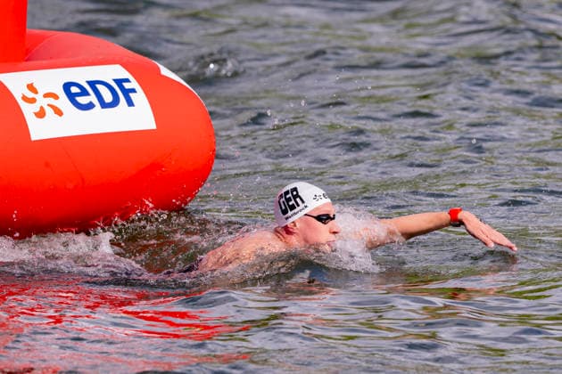 France, Paris, Centre Aquatique Olympique Metropole du Grand Paris, 05.08.2026, European Aquatics Championships Artistic Swimming, Day 6, 5km Open Water, Florian Wellbrock of Germany, Photo by Eibner Pressefoto Tino Henschel European Aquatics Championships Artistic Swimming, Day 6, 5km Open Water Paris *** France, Paris, Centre Aquatique Olympique Metropole du Grand Paris, August 5, 2026, European Aquatics Championships – Artistic Swimming, Day 6, 5 km Open Water, Florian Wellbrock of Germany, Photo by Eibner Pressefoto Tino Henschel, European Aquatics Championships – Artistic Swimming, Day 6, 5 km Open Water, Paris Copyright: xEibnerxPressefotox